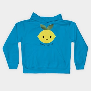 Cute and Funny Simply the Zest Lemon Kids Hoodie